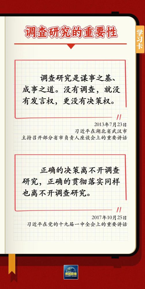 學(xué)習(xí)卡丨如何深入調(diào)查研究？跟總書(shū)記學(xué)習(xí)“五字訣”