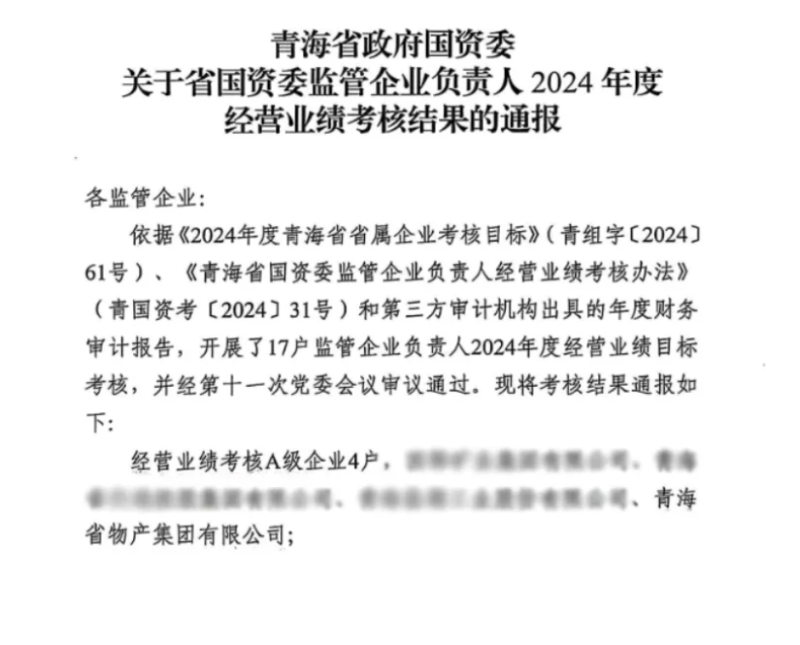 喜報(bào)！省物產(chǎn)集團(tuán)榮獲經(jīng)營(yíng)業(yè)績(jī)考核A級(jí)